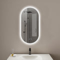 Capsule LED Oval Backlit Mirror 450 x 900mm