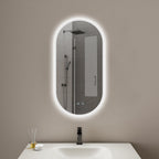 Capsule LED Oval Backlit Mirror 450 x 900mm