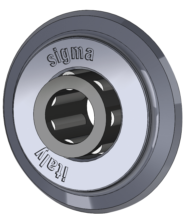 Sigma Spare Wheel with axle ART14N – 16mm dia