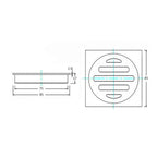Twist Top Floor Drain 100mm