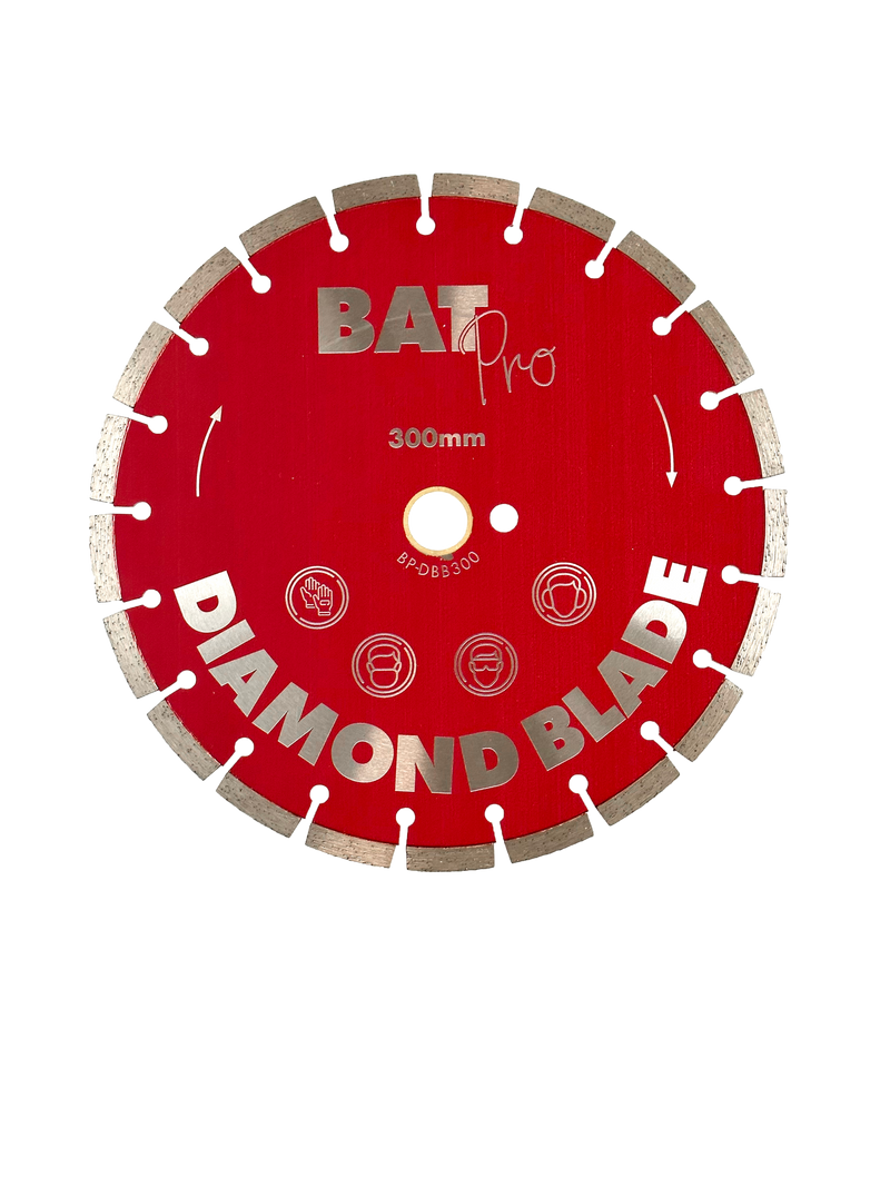 BAT Pro Segmented Diamond Blade for Wet Saws - 250, 300 & 350mm, suits Zoe, SMS & SA 80