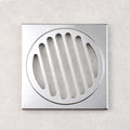 BAT Chrome Plated Floor Drain 100mm - Ultra Short Collar