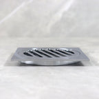BAT Chrome Plated Floor Drain 100mm - Ultra Short Collar
