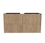 Malaga Antico Oak Wall Hung Vanity