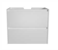 Malaga Matt White Wall Hung Vanity