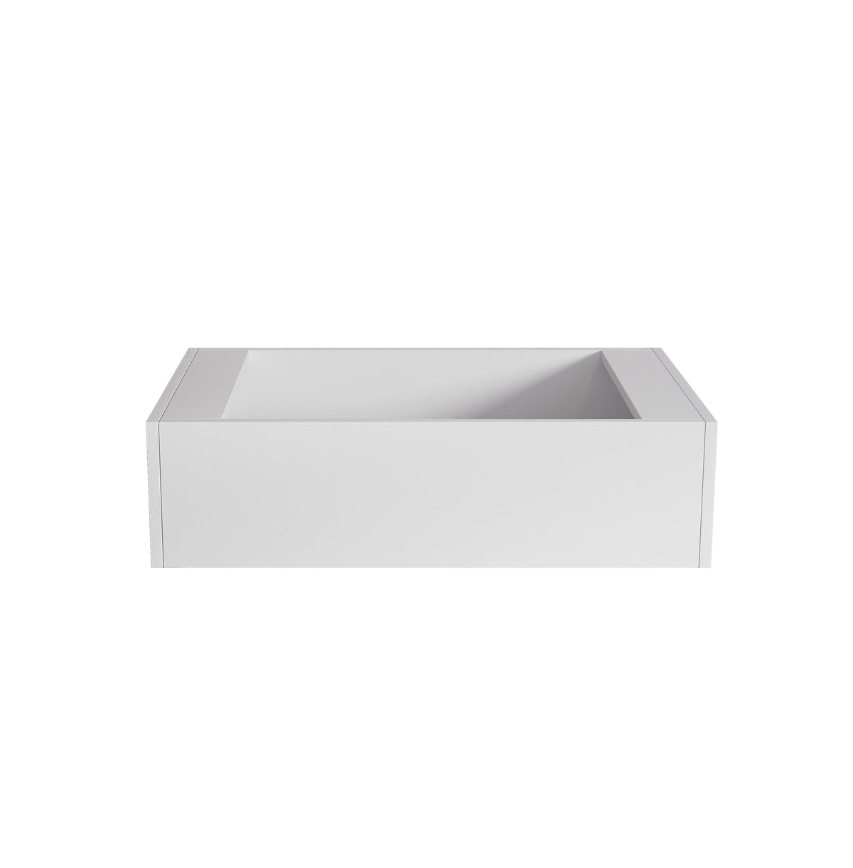 Malaga Matt White Vanity Kickboard