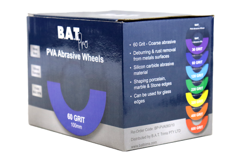 BAT Pro PVA Abrasive Wheels 100 mm – 10 Pack