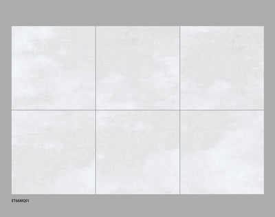 Cement White Porcelain Tile