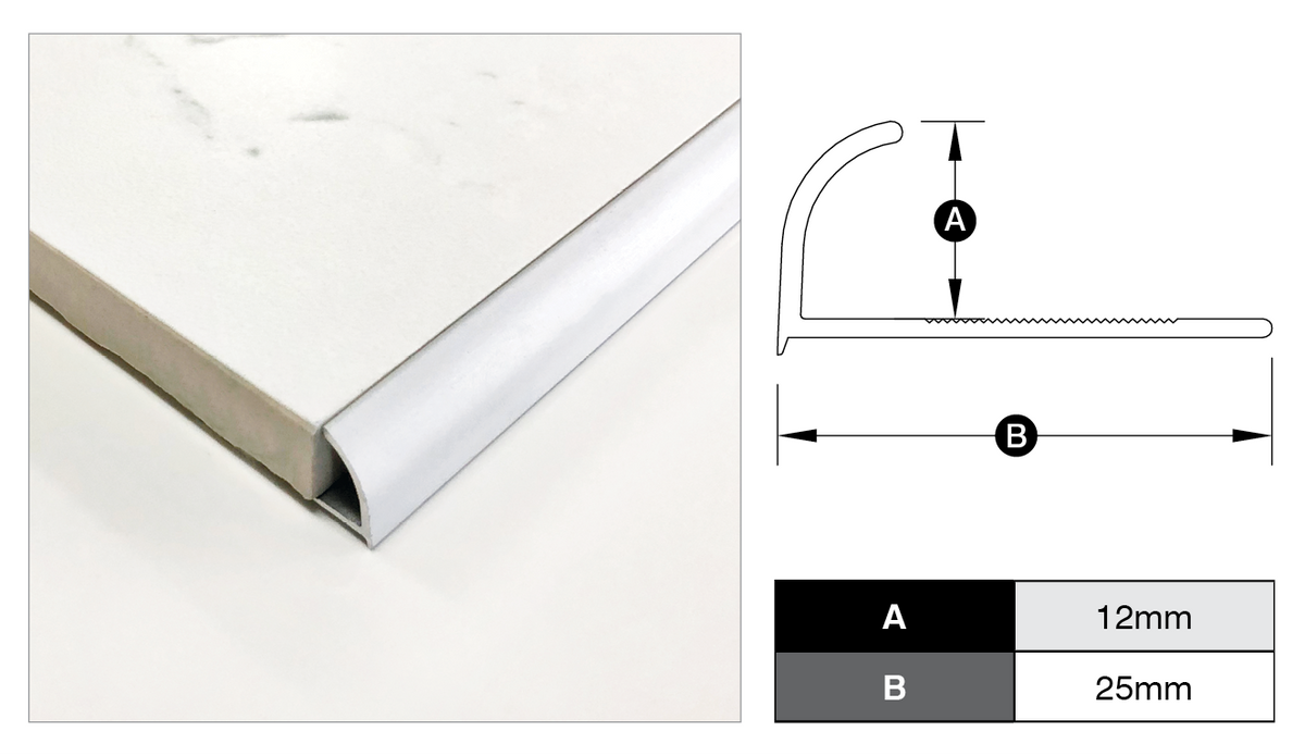 Round Edge Trim – 3m Lengths – product image 4