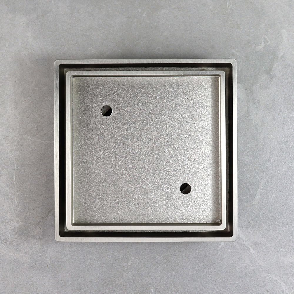 NICLIS Square Tile Insert Floor Drain 115 x 115mm