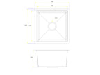 Callan Single Bowl Sink 450mm