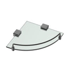 MELA Corner Glass Shelf — Gun Metal (ACC.CGS.001.GM)