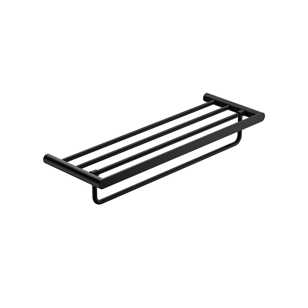 MELA PALCO/RONDO Bath Towel Shelf — Matt Black (PAL.BTS.001.BK)
