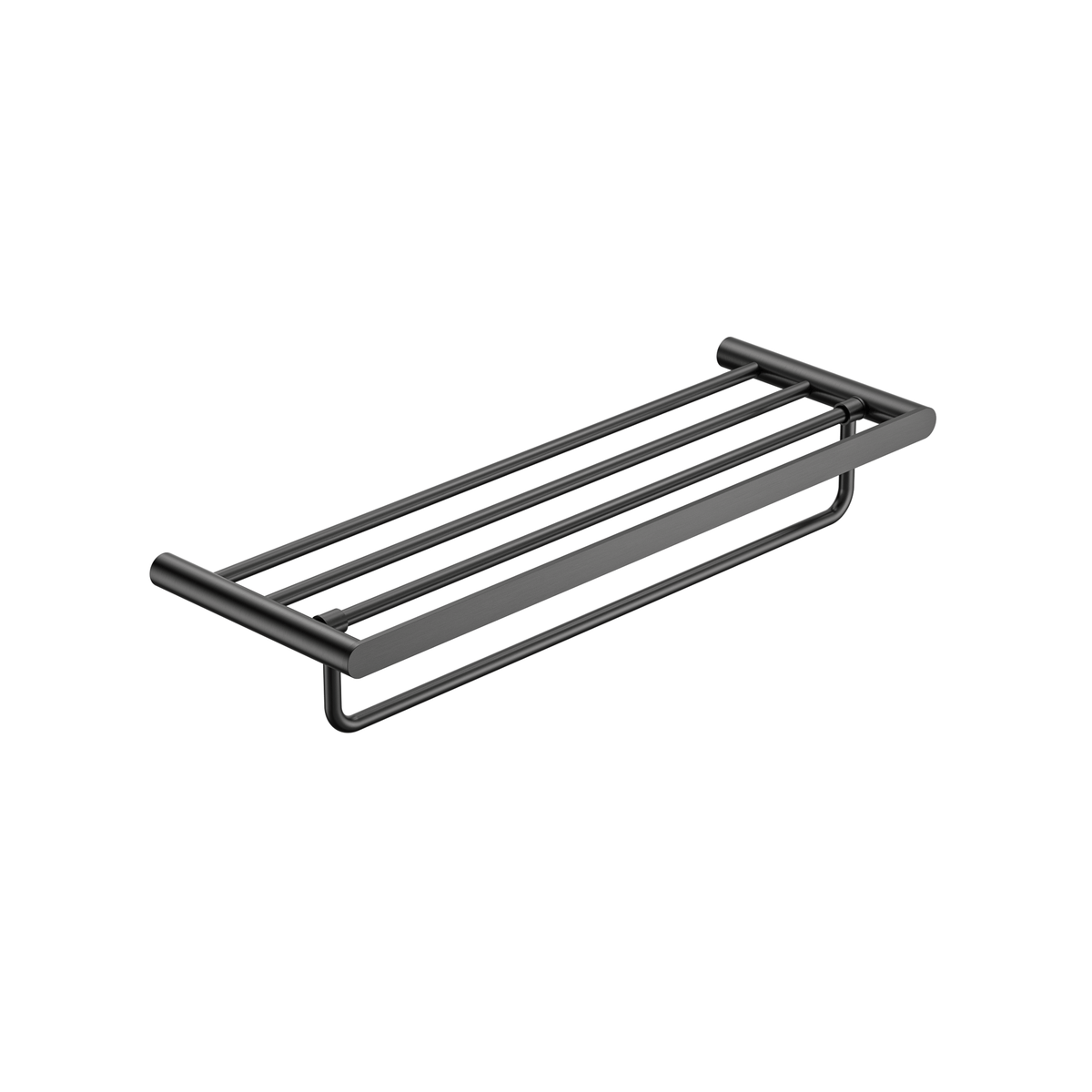 MELA PALCO/RONDO Bath Towel Shelf — Gun Metal (PAL.BTS.001.GM)