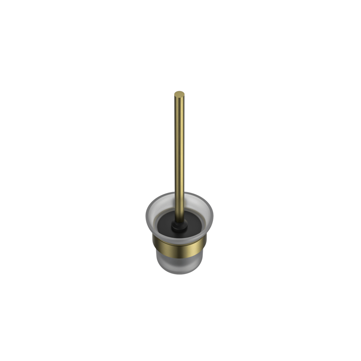 MELA PALCO/RONDO Toilet Brush Holder — Brushed Brass (PAL.TBH.001.BB)