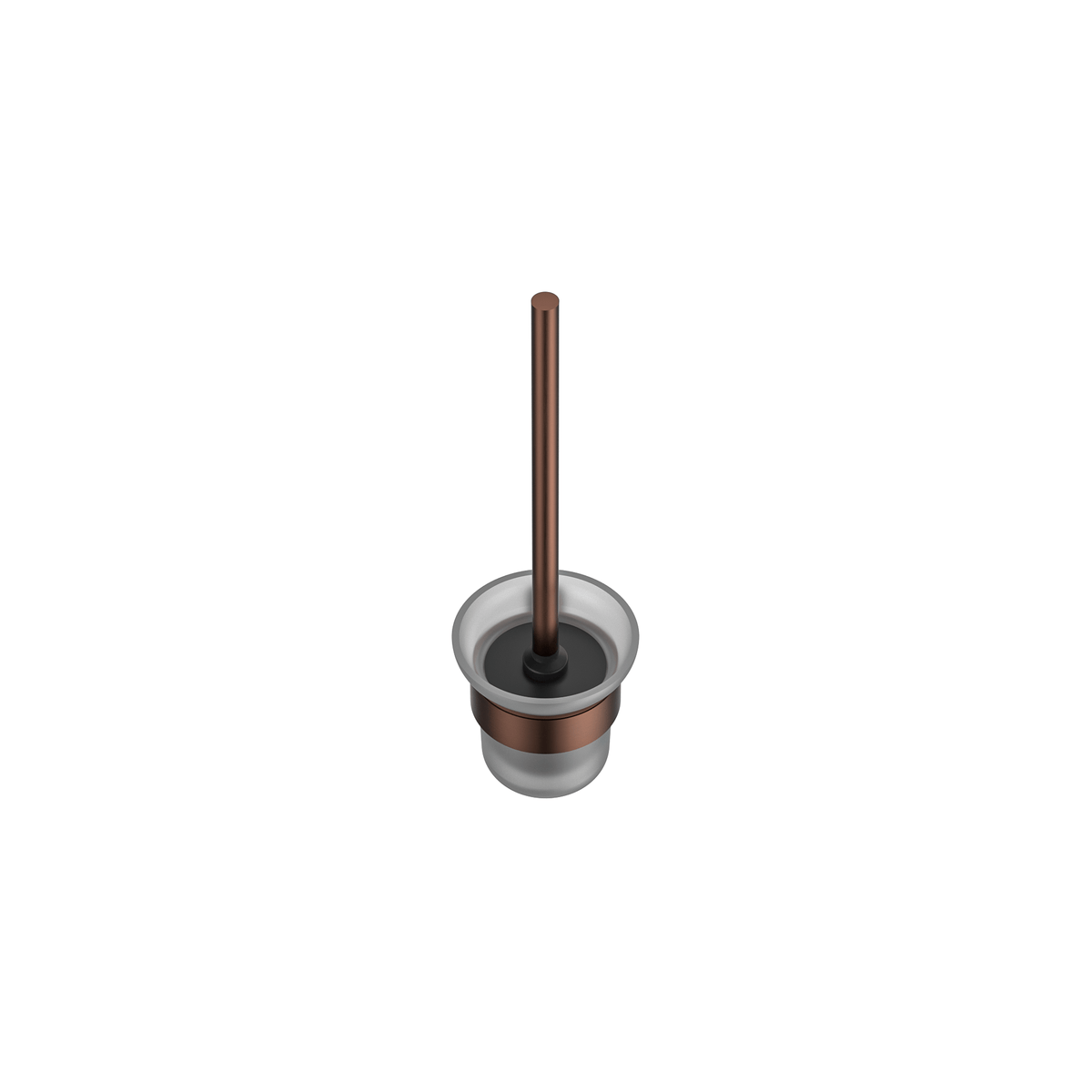 MELA PALCO/RONDO Toilet Brush Holder — Brushed Copper (PAL.TBH.001.BC)