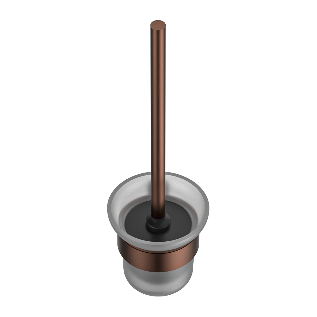 MELA PALCO/RONDO Toilet Brush Holder — Brushed Copper (PAL.TBH.001.BC)
