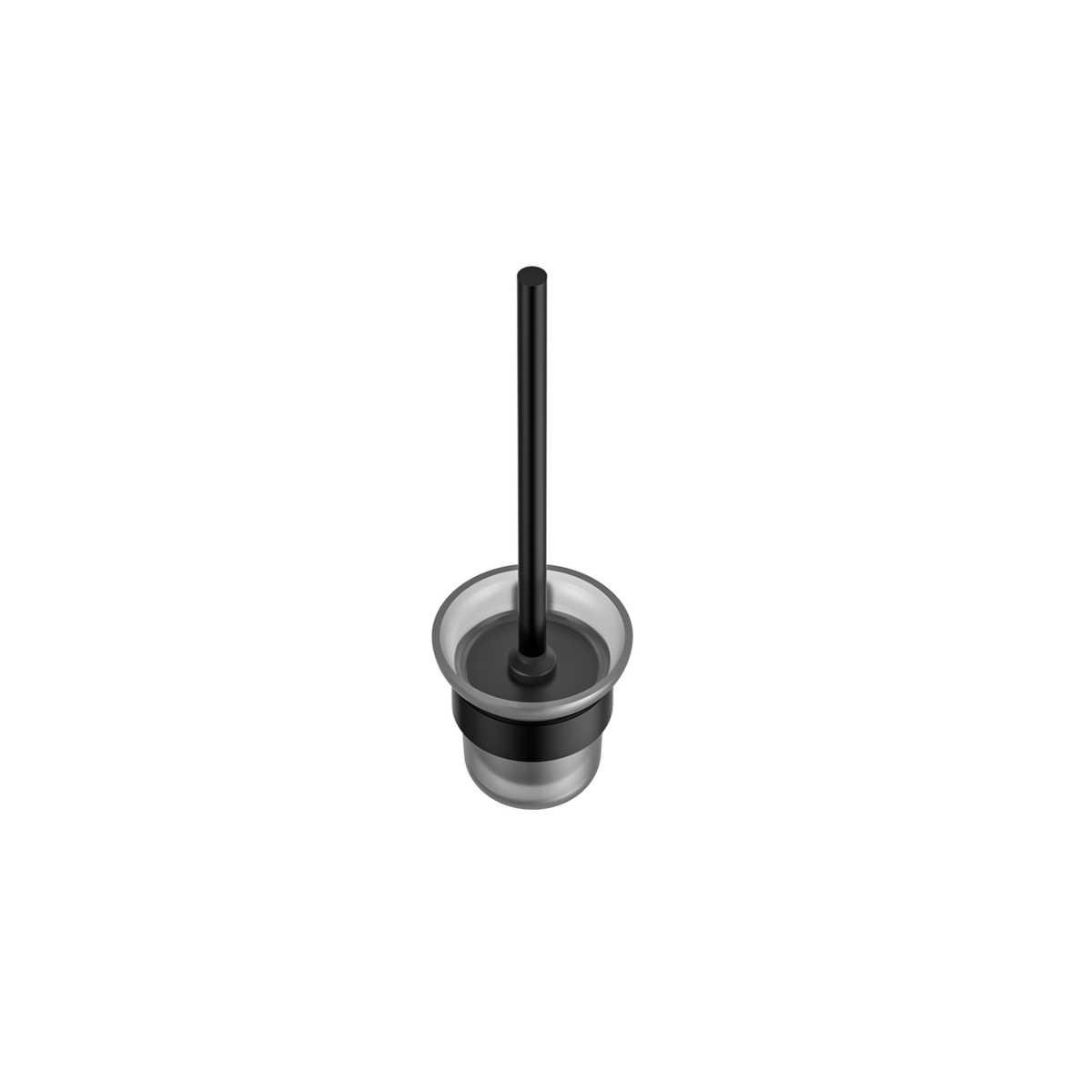 MELA PALCO/RONDO Toilet Brush Holder — Matt Black (PAL.TBH.001.BK)