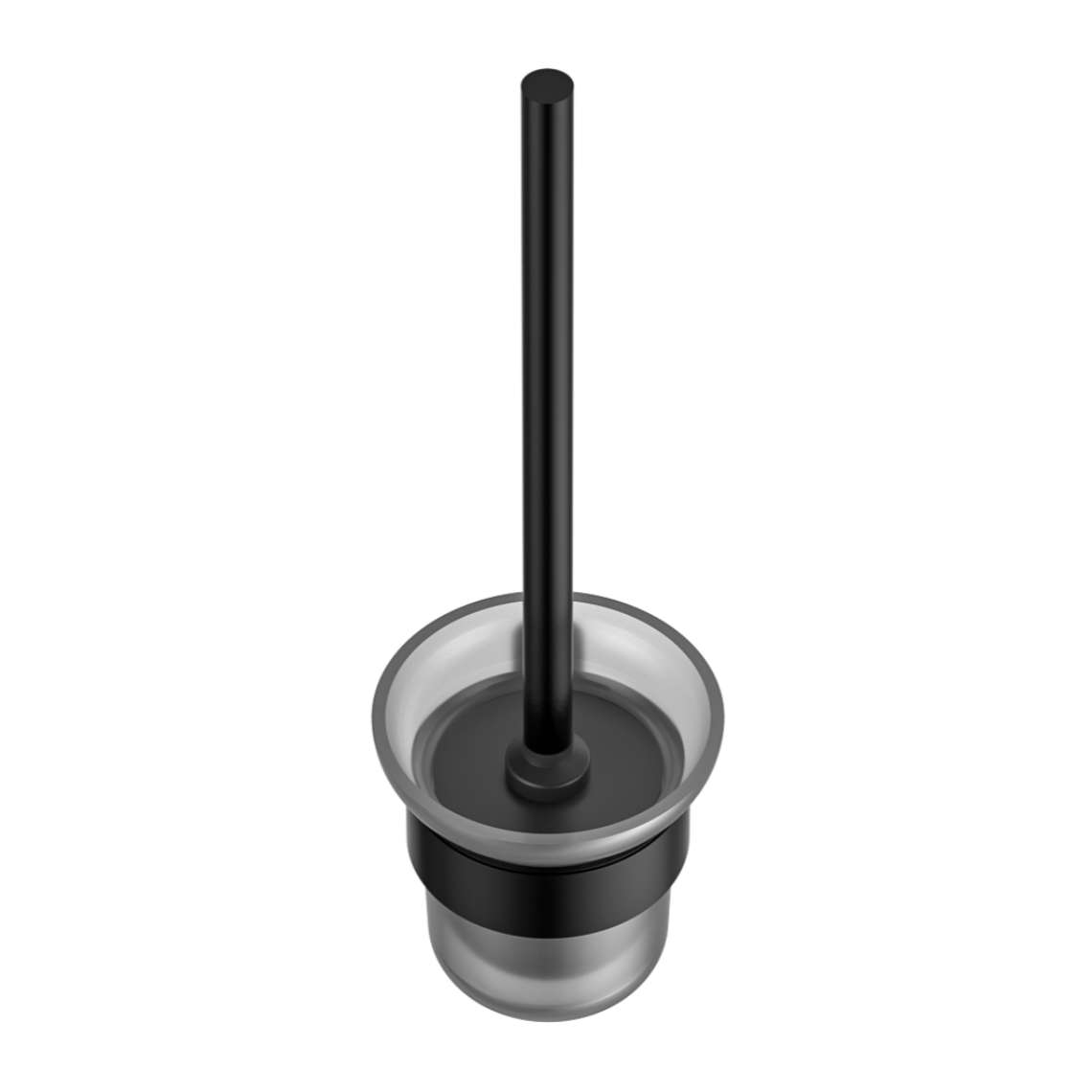 MELA PALCO/RONDO Toilet Brush Holder — Matt Black (PAL.TBH.001.BK)