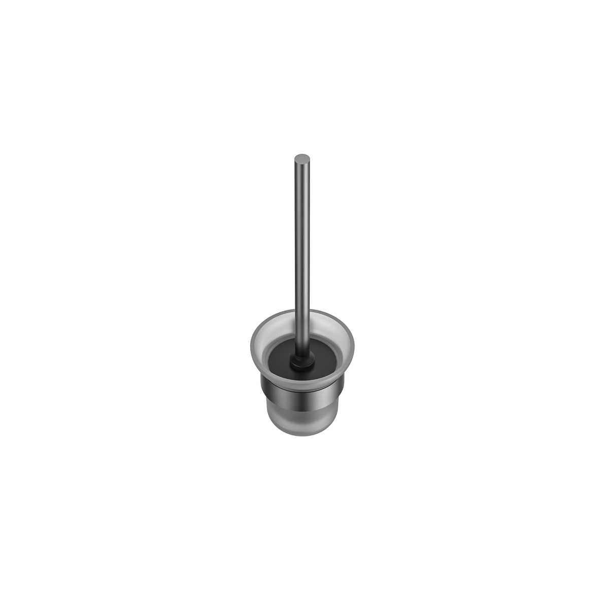 MELA PALCO/RONDO Toilet Brush Holder — Brushed Nickel (PAL.TBH.001.BN)
