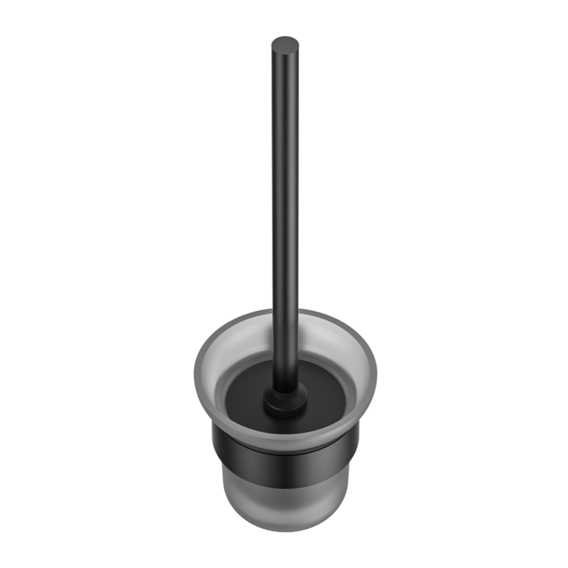 MELA PALCO/RONDO Toilet Brush Holder — Gun Metal (PAL.TBH.001.GM)