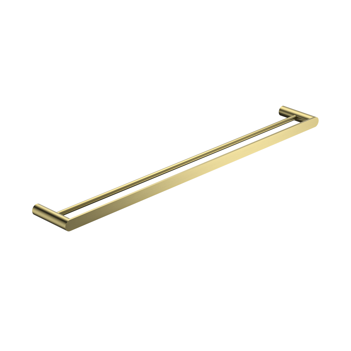 MELA PALCO/RONDO 800 Double Towel Rail — Brushed Brass (PAL.TR.800D.BB)
