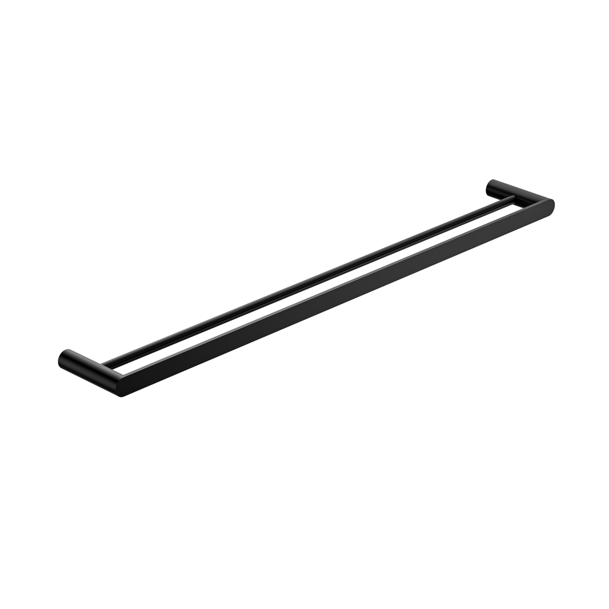 MELA PALCO/RONDO 800 Double Towel Rail — Matt Black (PAL.TR.800D.BK)