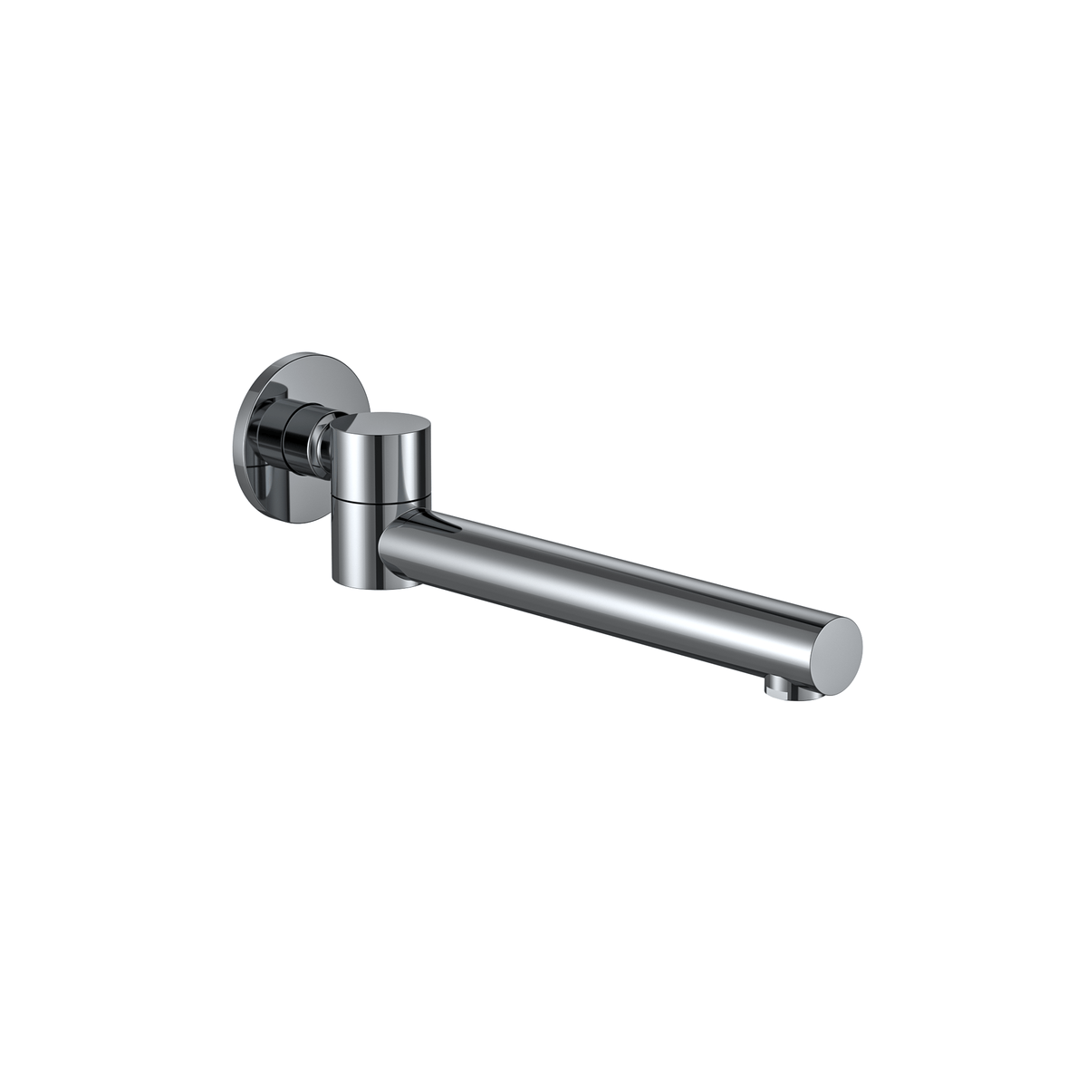 MELA RONDO Swivel Wall Spout — Chrome (RON.WS.002)