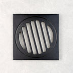 BAT Floor Drain 100mm - Ultra Short Collar - Matt Black