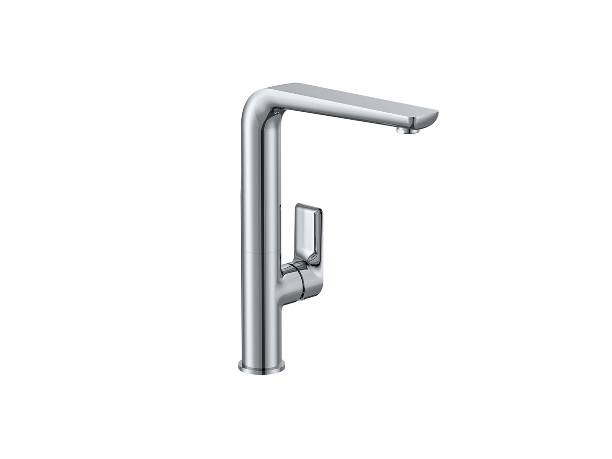 MELA PALCO Gooseneck Kitchen Mixer in Chrome, view 3