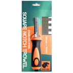 Panther 12 mm square notch trowel in retail card