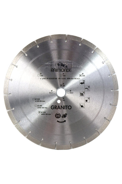 Raimondi Segmented Diamond Blade 350mm Granite - suits Zoe, SMS & SA 80