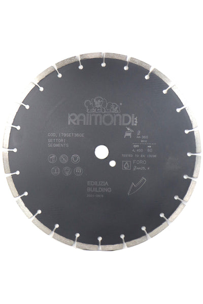 Raimondi Diamond Blade 360mm Segmented Economy - suits SA 80, SMS & Zoe