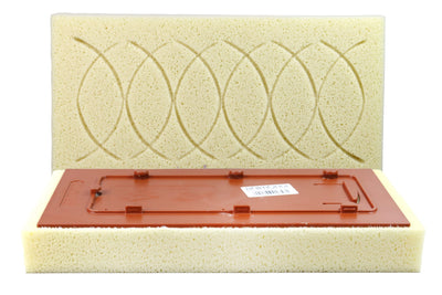 Raimondi Sweepex Sponge 17 x 34cm - Carved - suits Easy Lock float (Pedalo)