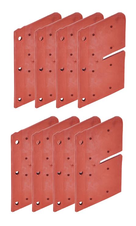 Raimondi Maxititina Grout Paddle Replacement Rubber Set