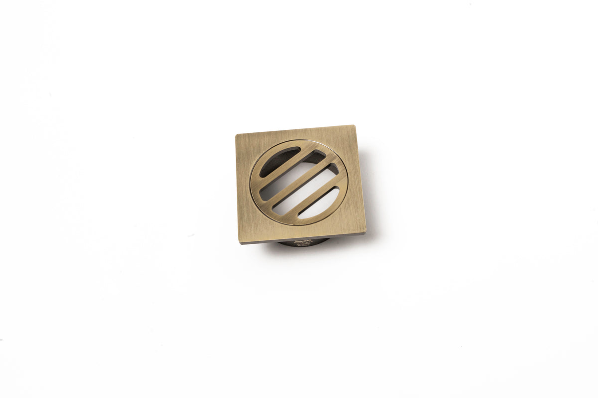 Square Grate Floor Waste – 50mm Outlet