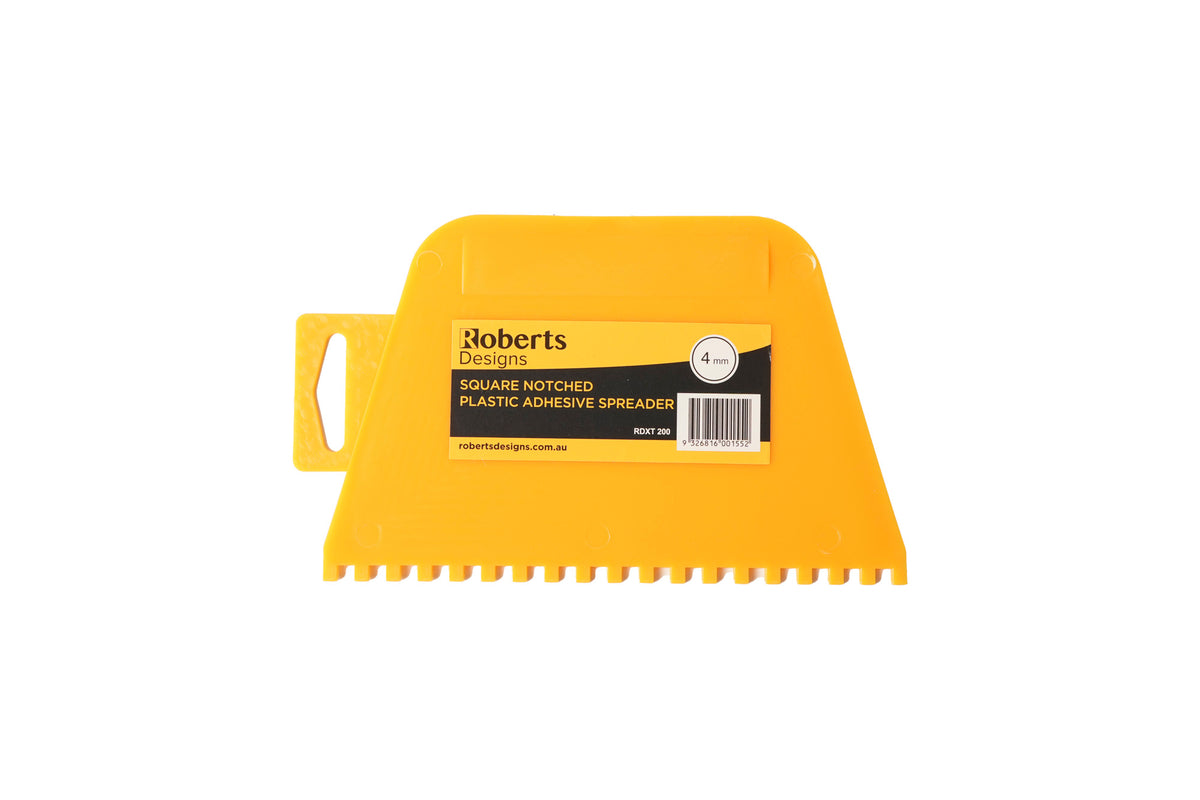 Square Notched Plastic Adhesive Spreader