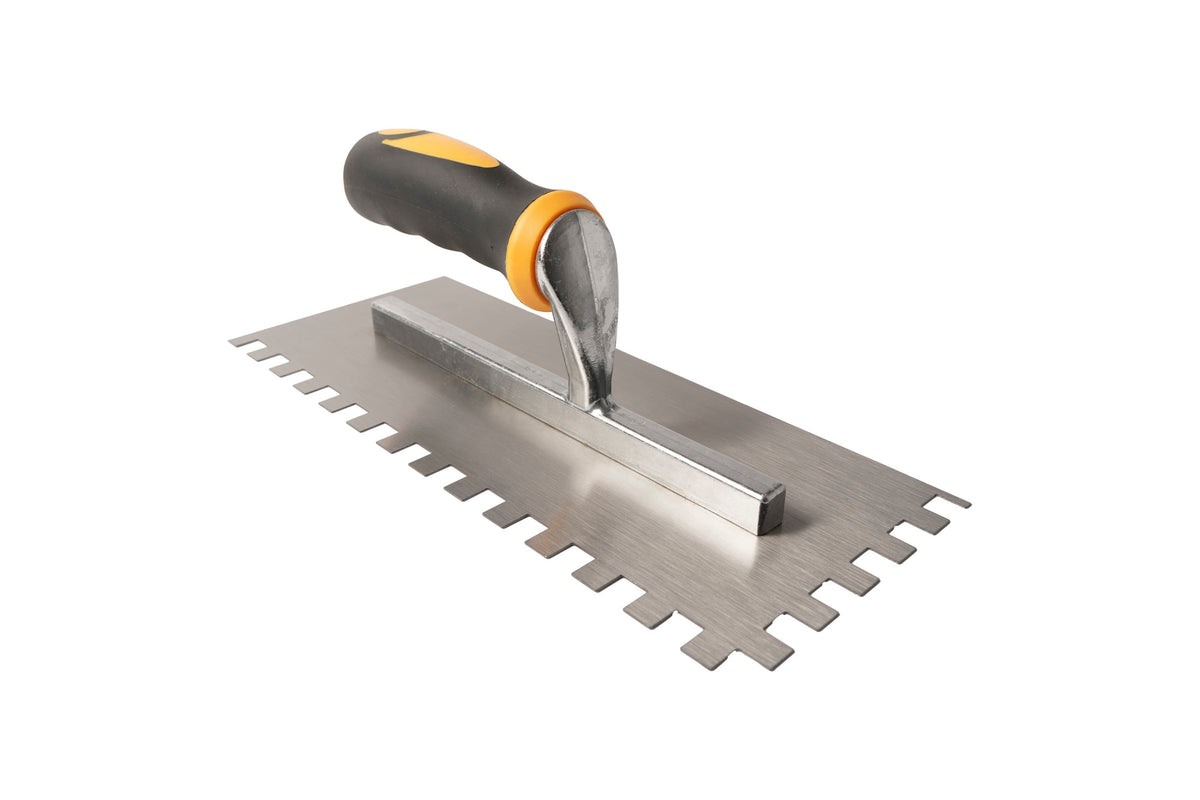 Bright Steel Square Notched Adhesive Trowel – product image 5