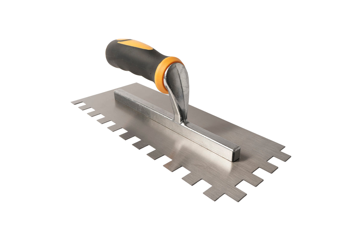 Bright Steel Square Notched Adhesive Trowel – product image 6
