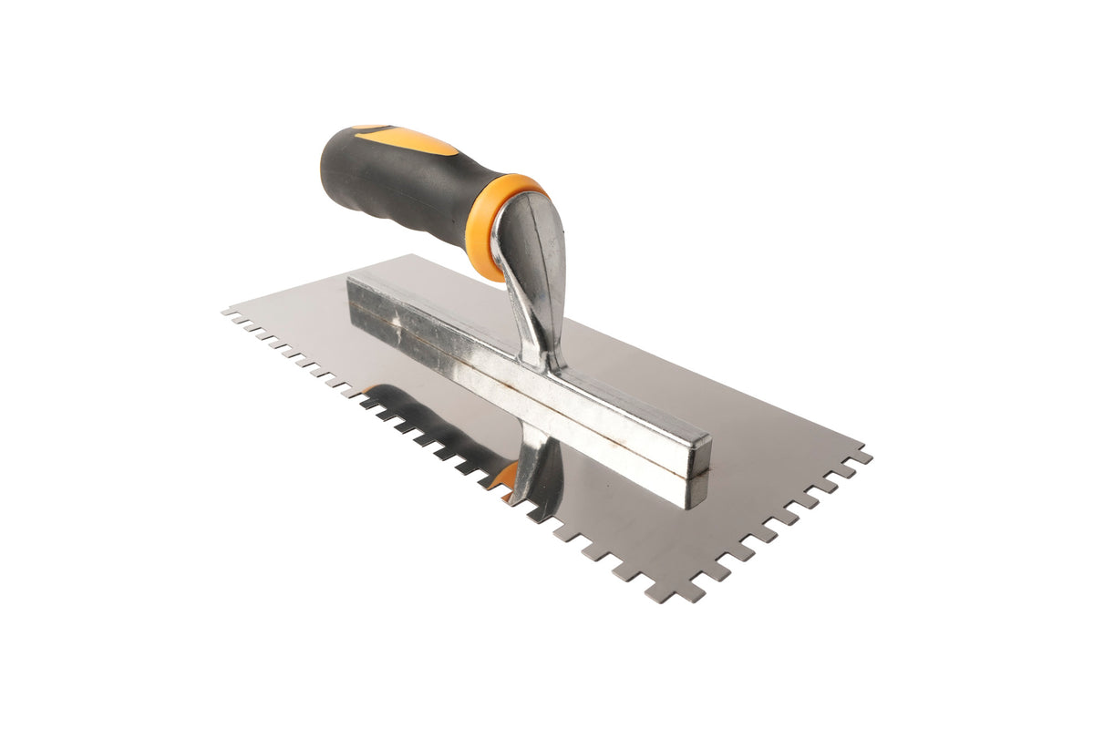 Stainless Steel Square Notched Maxi Grip Trowel – product image 2