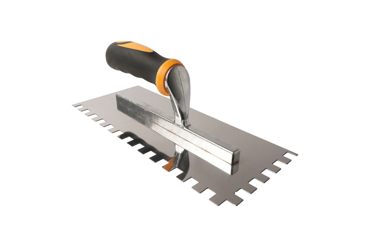 Stainless Steel Square Notched Maxi Grip Trowel – product image 4