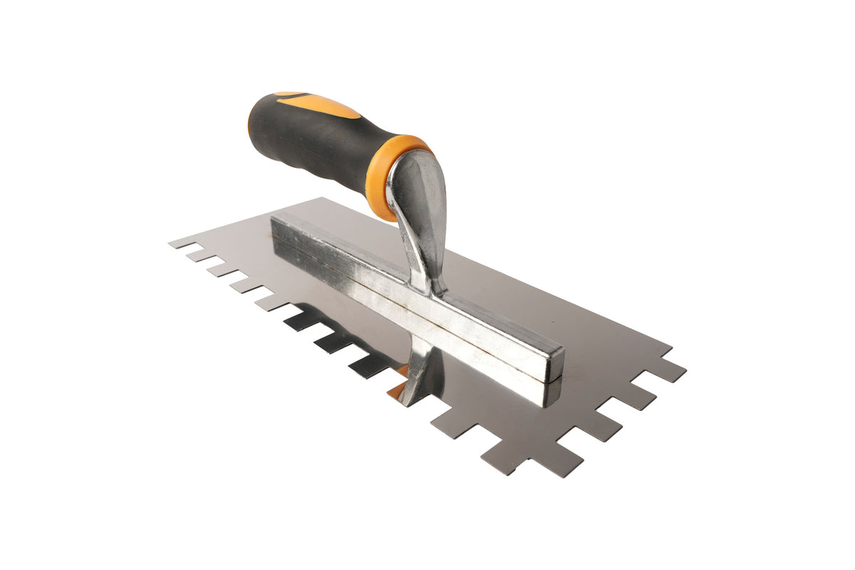 Stainless Steel Square Notched Maxi Grip Trowel – product image 5