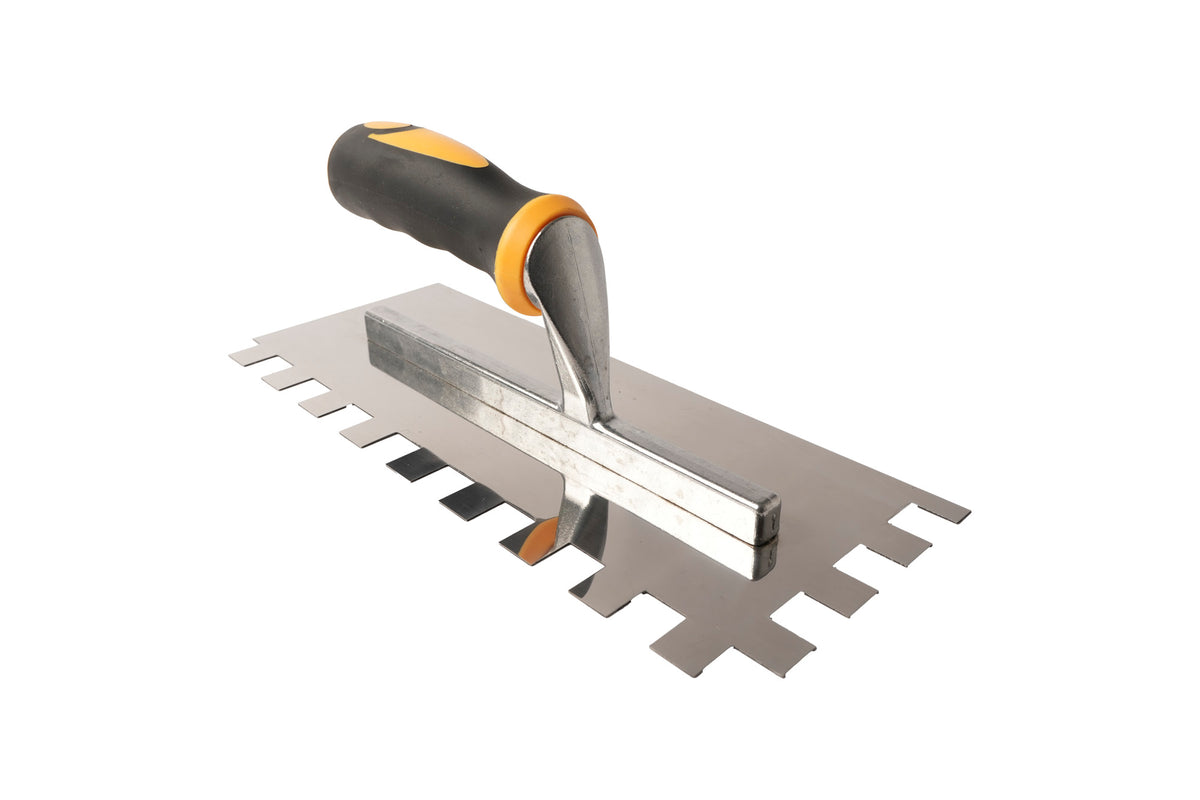 Stainless Steel Square Notched Maxi Grip Trowel – product image 6