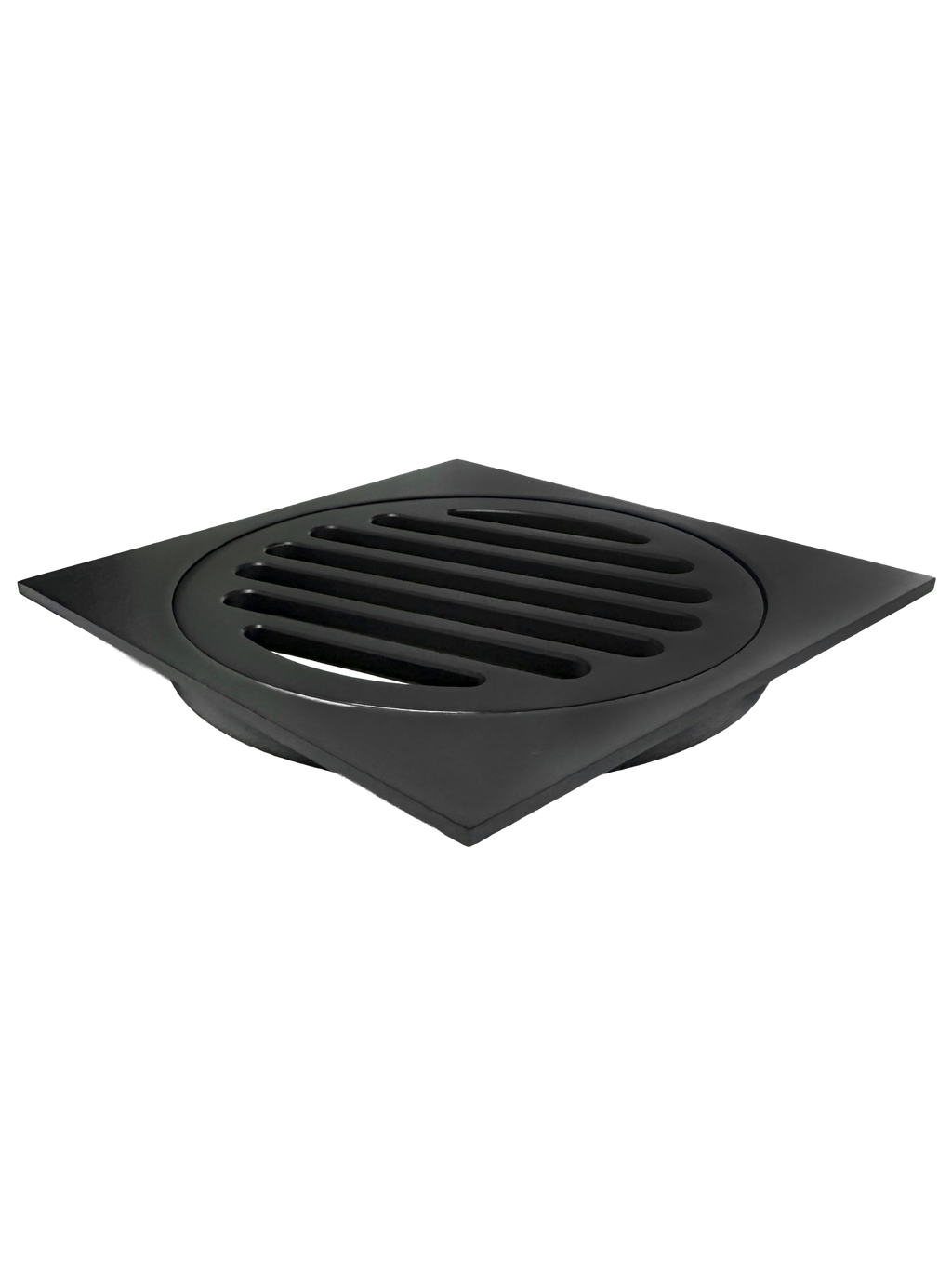 BAT Floor Drain 100mm - Ultra Short Collar - Matt Black