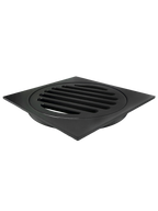 BAT Floor Drain 100mm - Ultra Short Collar - Matt Black
