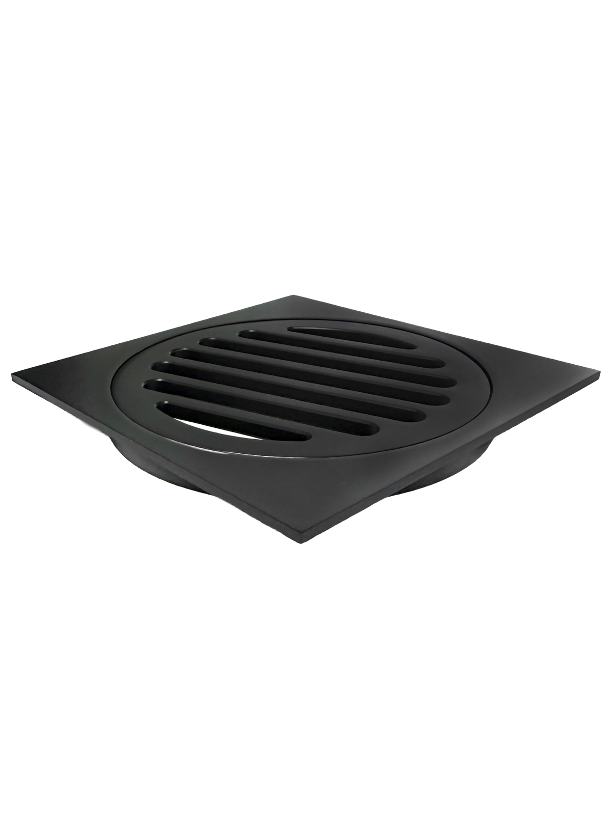 BAT Floor Drain 100mm - Ultra Short Collar - Matt Black
