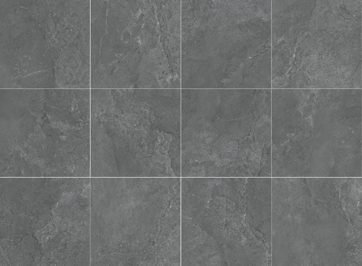 Time Stone Charcoal Porcelain Tile