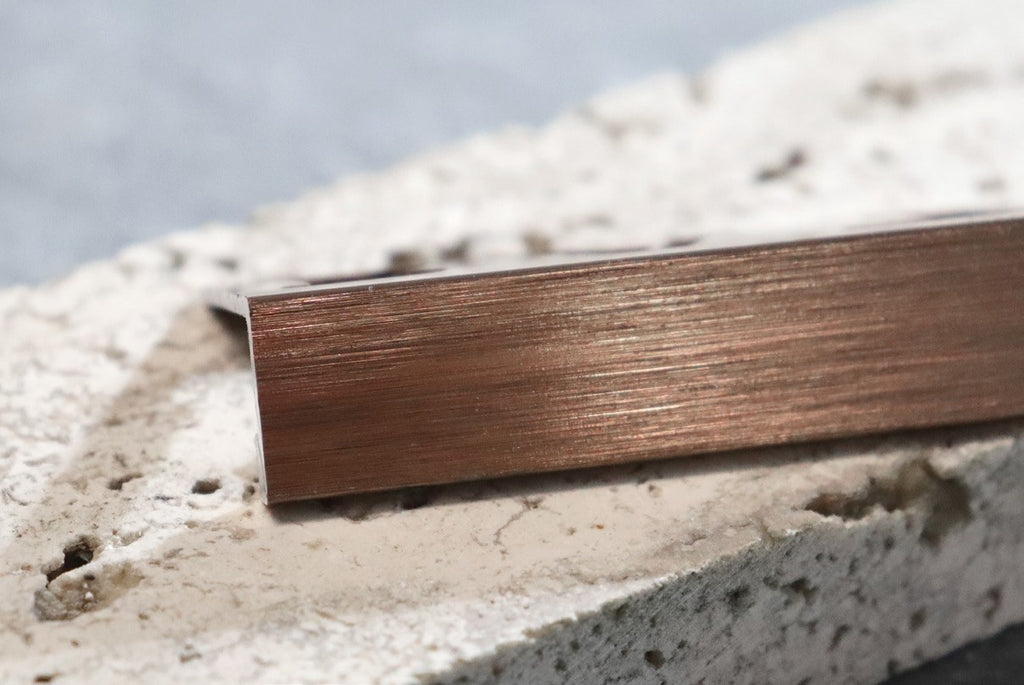 BAT Aluminium Tiling Angle – 3m Lengths (19 Colours) – Linished Copper