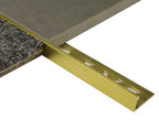 BAT Solid Brass Tiling Angle – 3m Lengths (Brass or Chrome)