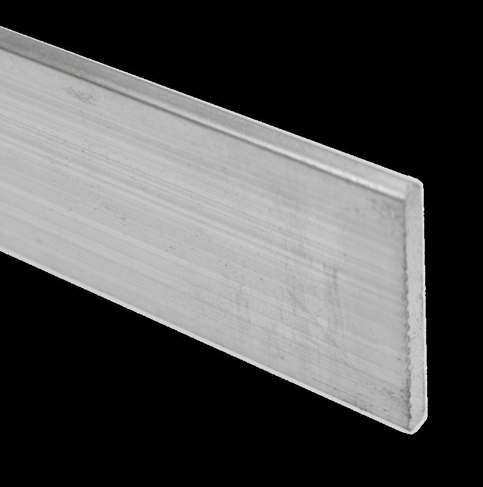 BAT Flat Bar – Aluminium, Brass & Stainless Steel – Stainless Steel (4m)